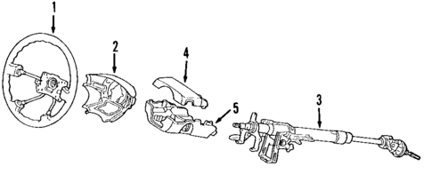 Steering Column for 2004 Acura TL #0