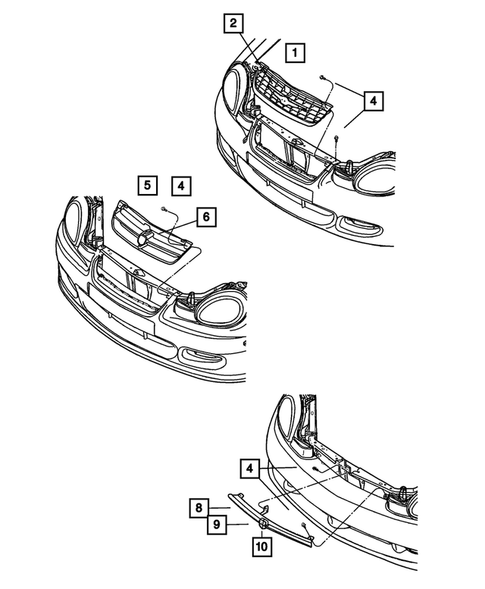Grilles for 2001 Dodge Neon #0