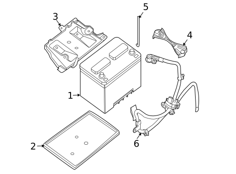 Battery for 2007 Nissan Altima #1