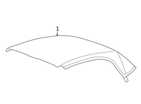 Interior Trim - Convertible Top for 2000 Toyota Solara #0