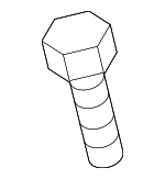 57725F2000 - Steering: Gear Assembly Mount Bolt for Kia: Cadenza, Carnival, EV6, EV9, Forte, K5, K900, Niro, Niro EV, Optima, Seltos, Sorento, Soul, Soul EV, Sportage, Telluride Image