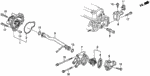 19200P01004 - Engine: WATER PUMP (YAMADA) for Honda Image