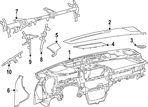 Instrument Panel for 2025 Toyota Crown #0