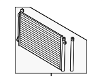 64539229022 - HVAC: Condenser for BMW: 1 Series M, 128i, 135i, 135is, 325i, 325xi, 328i, 328i xDrive, 328xi, 330i, 330xi, M3, X1, Z4 Image