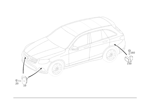 Electrical Parts for Suspension Adjustment for 2017 Mercedes-Benz GLC43 AMG #0