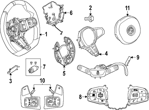 Steering Wheel & Trim for 2025 BMW M4 #1