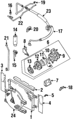 9531079E50 - : Condenser Assembly for Suzuki Image