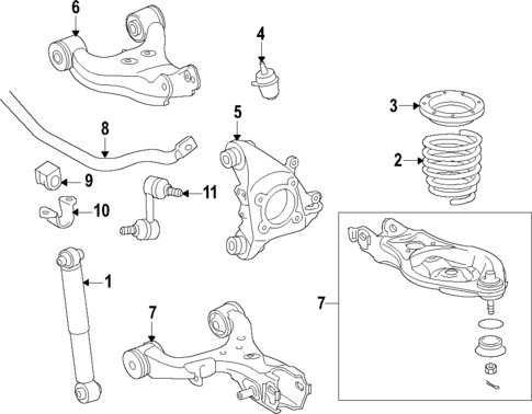 Rear Suspension for 2013 Toyota Sequoia #1