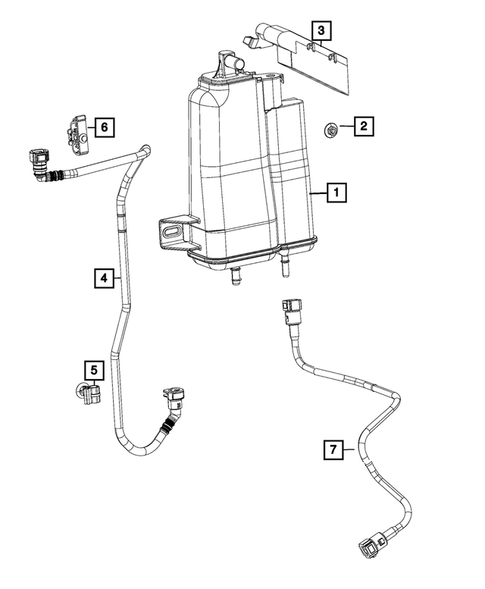 Vacuum Canister/Leak Detection Pump for 2018 Jeep Renegade #0
