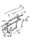 68020672AA - Cooling: Hood Bumper for Mopar Image