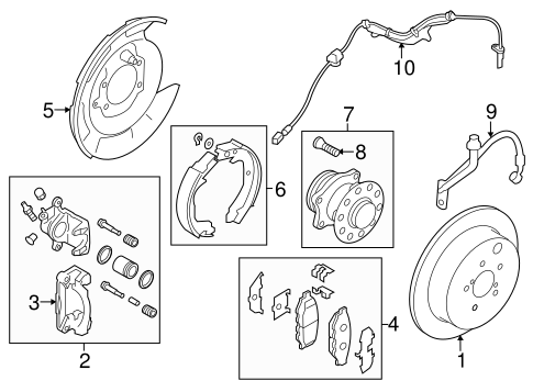 Rear Brakes for 2016 Subaru Crosstrek | Subaru Parts Store
