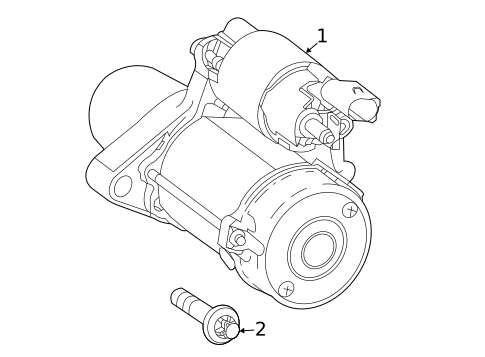 Starter & Related Components for 2022 Mercedes-Benz GLB250 #0
