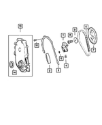 J3243156 - Engine 2.5L Four Cylinder: Hex Flange Head Bolt for Mopar Image