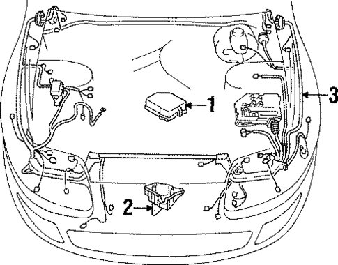 Wiring Harness for 1997 Toyota Supra #0