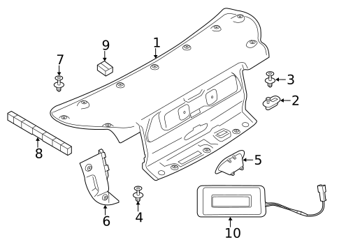 Interior Trim - Trunk for 2014 BMW 435i #1
