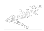220350231480 - Rear Axle: Axle Housing for Mercedes-Benz Image