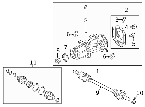 CV Boots & Related Components for 2015 Ford Taurus #0