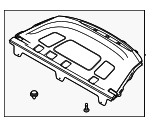 85610L1050NNB - Body: Pkg Tray Trim for Hyundai: Sonata Image