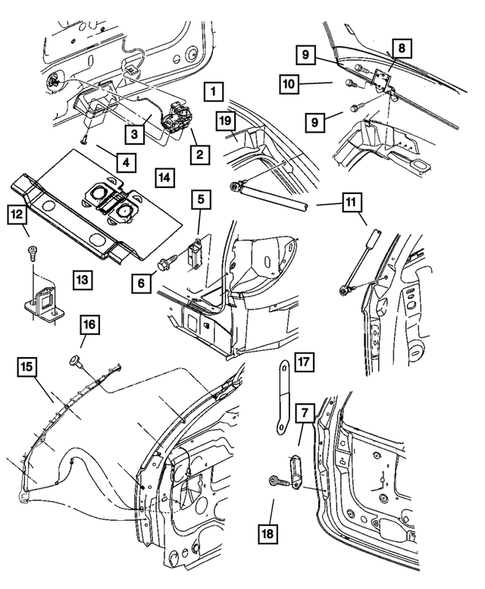 Liftgate Panel for 2006 Dodge Caravan #0