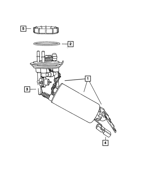 Fuel Pump and Sending Unit for 2005 Chrysler Town & Country #0