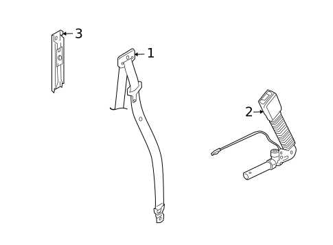Front Seat Belts for 2013 Land Rover Range Rover Sport #0