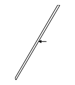 6107A052 - Body: Side Molding for Mitsubishi: Outlander, Outlander PHEV Image