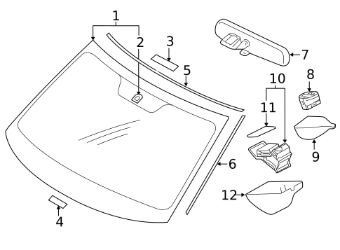 Lane Departure Warning for 2014 Mitsubishi Outlander #1