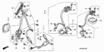 81441S2GN51 - Interior/Bumper: COLLAR (5H) for Honda Image