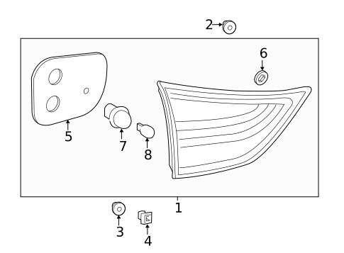 Bulbs - Chassis for 2019 Toyota Sienna #4