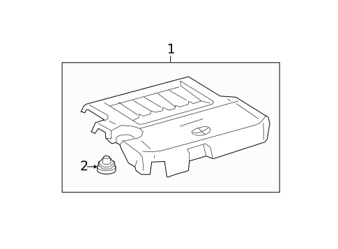 Engine Appearance Cover for 2011 Toyota Avalon #0