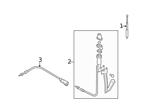 Antenna & Radio for 2000 Mazda MPV #0