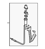 LE4366930 - : 2004-2006 Mazda MPV - Antenna for Mazda: MPV Image