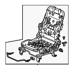 81526T0AA21 - Body: Seat Frame for Honda: CR-V Image