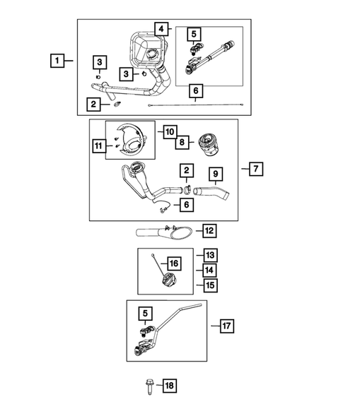 Fuel Tank Filler Tube for 2013 Ram 2500 #0