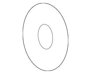 9091706041 - Exhaust: Catalytic Converter Gasket for Toyota: 4Runner, Celica, Corolla, Pickup, Tacoma Image