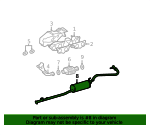 Davico Muffler 498587 Direct Fit For Toyota Tacoma 1995-2004