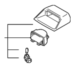 3581055G00P4Z - Electrical: High Mount Lamp for Suzuki Image