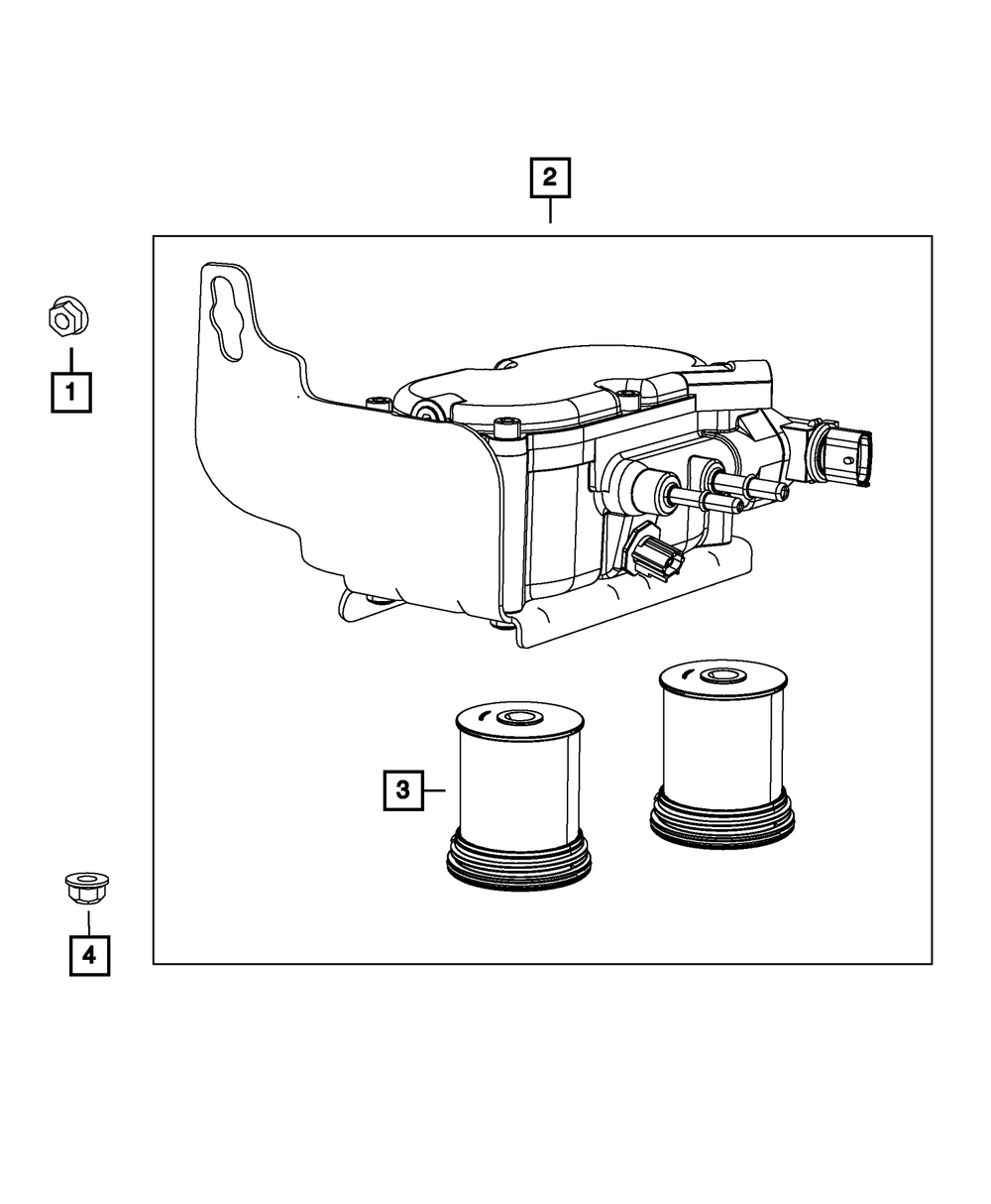 Hex Flange Lock Nut - Mopar (6101695)