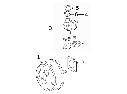 Master Cylinder - Components On Dash Panel for 2007 Toyota Solara #0