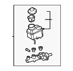 4720106260 - Body: Master Cylinder for Toyota: Camry, Solara Image