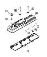 5179088AA - Engine 5.9L Six Cylinder (Diesel): Valve Cover Isolator for Dodge: Ram 2500, Ram 3500 Image