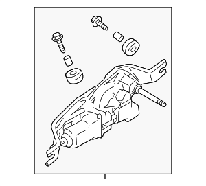 86510FN100 - Body: Wiper Motor for Subaru: Crosstrek, Impreza Image