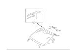 220670700164 - Windows: Windshield for Mercedes-Benz Image