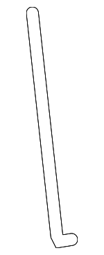 68131261AA - Body: Latch Rods for Fiat: 500 Image