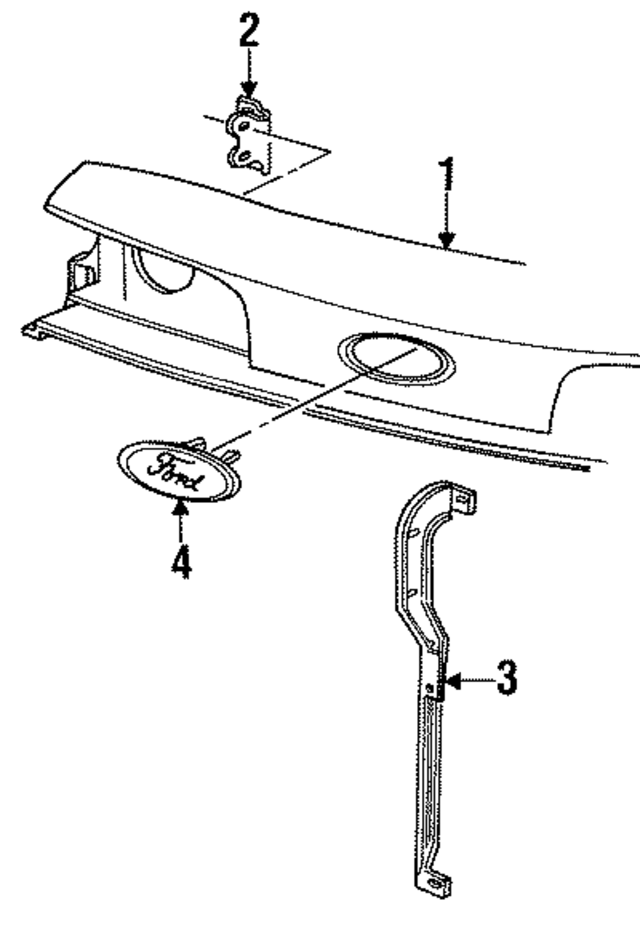 F2AZ8190B - : Front Panel for Ford Image
