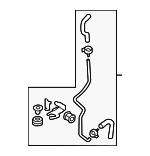 497211JA5A - Steering: Power Steering Return Hose for Nissan: Quest Image