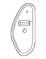 5K3837916A - Body: Cover for Volkswagen: Golf, Golf R, GTI Image