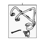 82204724AB - Body: Wire Harness for Dodge: Dakota, Ram 1500, Ram 2500, Ram 3500 Image