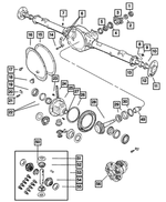 5010321AD - Rear Axle: Ring And Pinion Gear Kit for Mopar Image