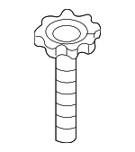 1J0803899AC - Body: Spare Tire Retainer for Volkswagen: Beetle, Jetta Image